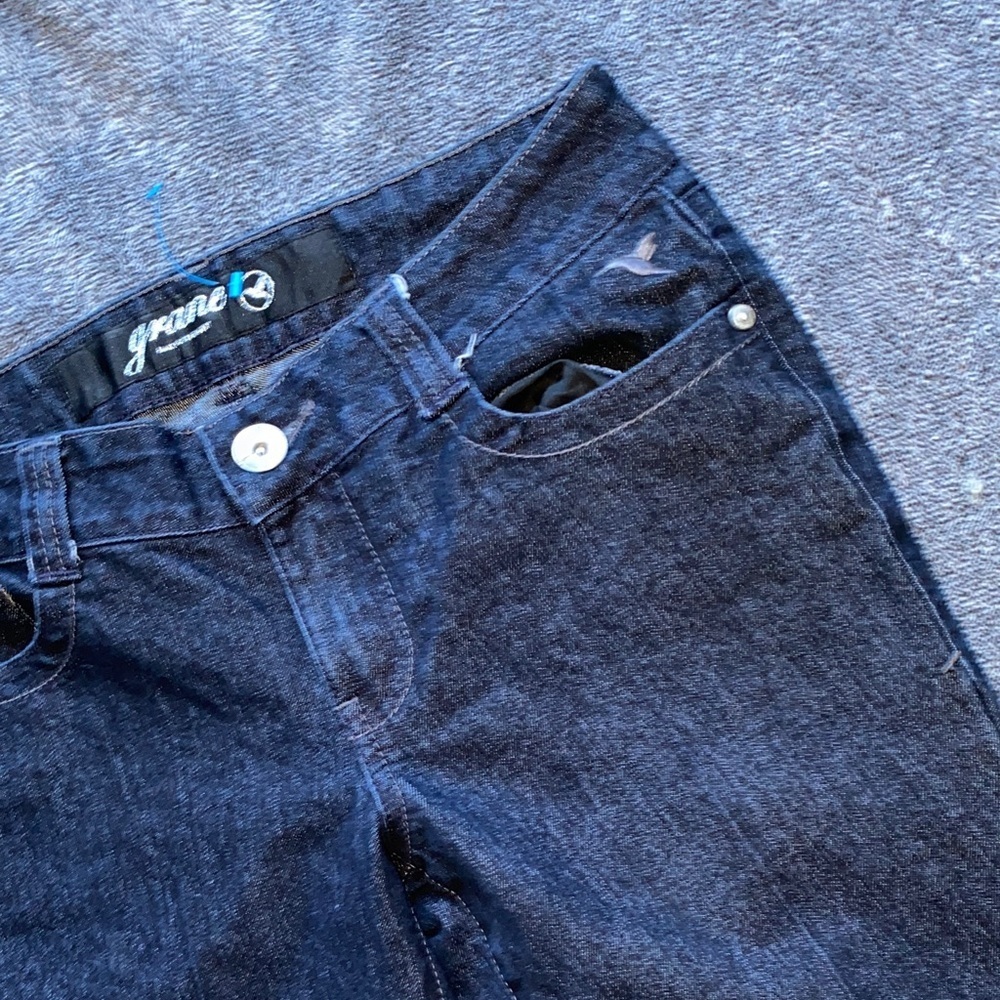 YMI Midnight black Wide Leg Jeans - Picture 6 of 11